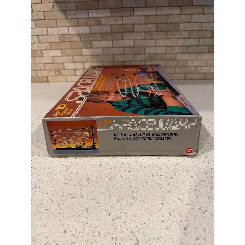 Vintage Spacewarp Set 10 Beginner Coaster Marble Roller Coaster Toy Complete